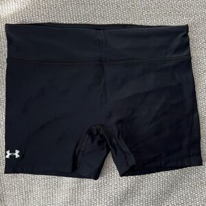 Under Armour Black Athletic Shorts with Compression Fit